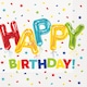 image 1 of Pack of 16 Happy Balloon Birthday Luncheon Napkins