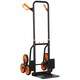 image 6 of DURHAND Trolley Hand Trucks 6-Wheels Foldable Load Cart Steel, Orange
