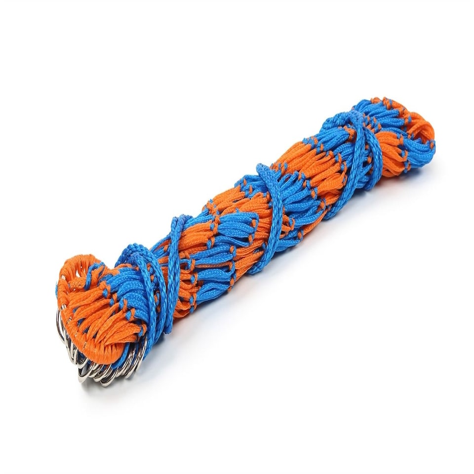 image 1 of Shires Deluxe Haynet | Blue | Colour: Blue/Orange
Size: 40 Inch