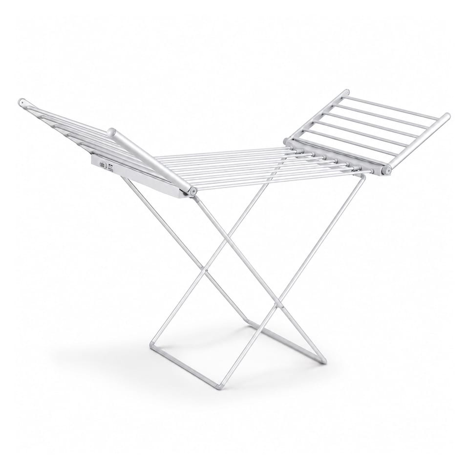 image 1 of Extendable Electric Heated Folding Clothes Horse Airer Dryer