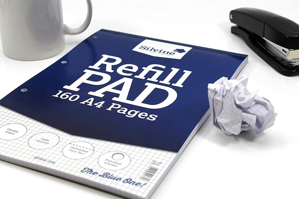 image 1 of 160 pages A4 Refill Pad (210 x 297mm)