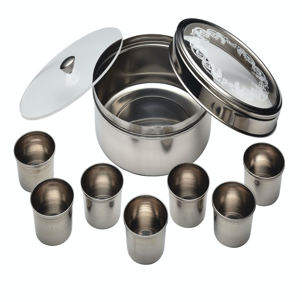 image 1 of KitchenCraft Spice Box Silver Stainless Steel | Silver