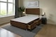 image 1 of Emily Divan Bed Base 2 Drawers, with Headboard Naples Fabric