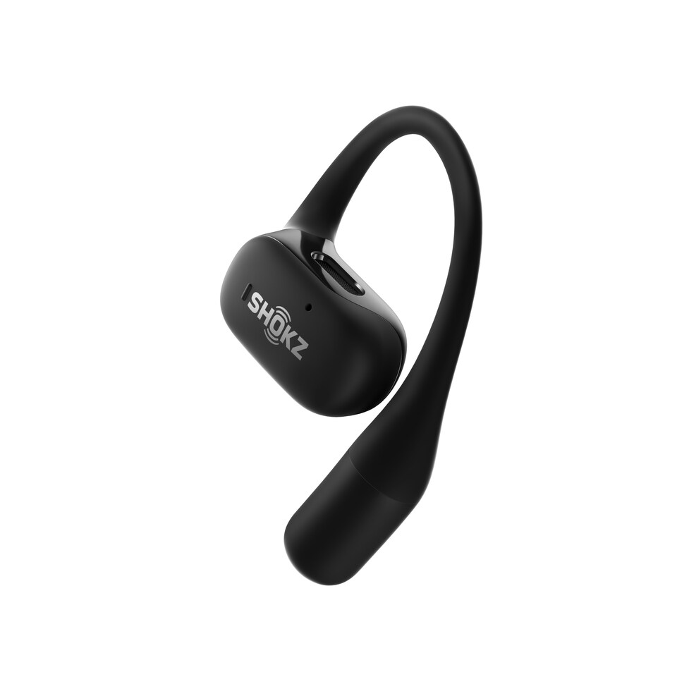image 1 of SHOKZ OPENFIT BLACK SPORTS HEADPHONES