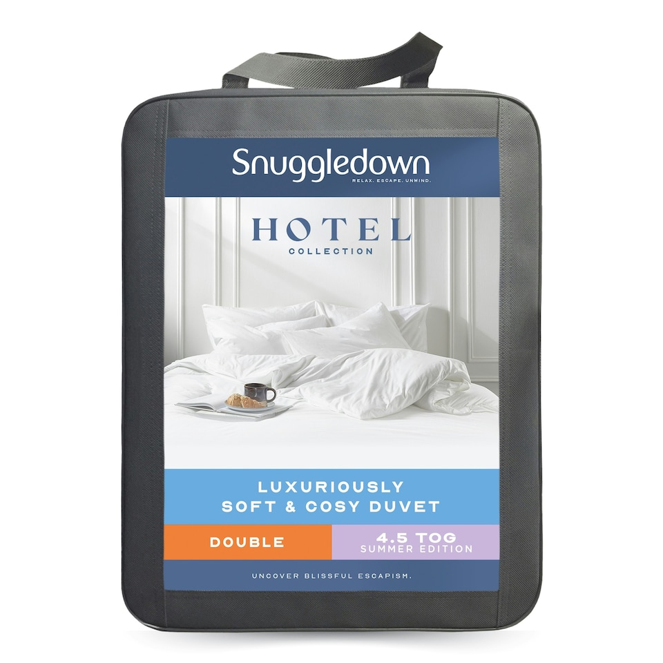 image 1 of Luxuriously Soft & Cosy Duvet, 4.5 Tog, Double | White | Double