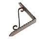 image 3 of Hammer & Tongs Notched Scroll Iron Shelf Bracket - D105mm - Raw