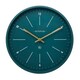 image 1 of Interval Metal Wall Clock 32cm - Emerald Green | Emerald