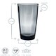 image 3 of Bormioli Rocco Pulsar Highball Glasses - 470ml - Blue - Pack of 6