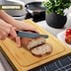 image 7 of GEEZY Bamboo Chopping Board Wooden Cutting Block Brown 37x25cm