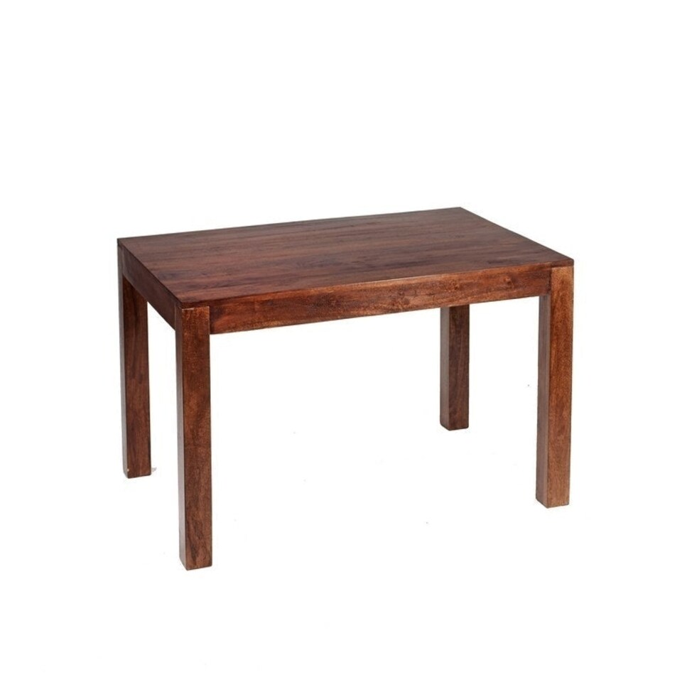 image 1 of Toko Dark Mango Small Dining Table - Solid Mango Wood - L80 x W120 x H76 cm | Brown