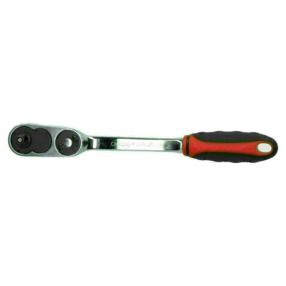 image 1 of 1/4" Drive 360 Degree Rotating Locking Head Ratchet Quick Release 72 Teeth