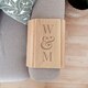 image 7 of Personalised Initials Wooden Sofa Tray