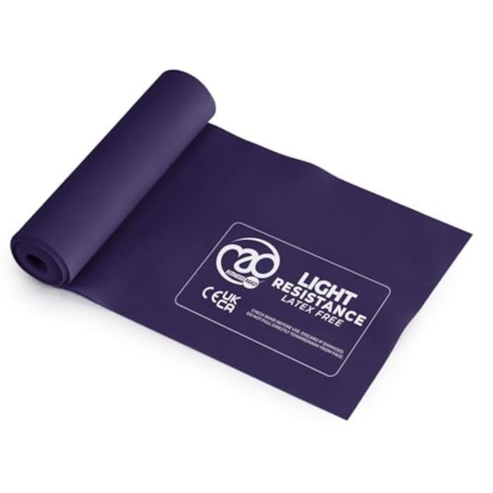 image 1 of Yoga-Mad - Resistance Band (Light) (Purple)