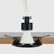 image 1 of ValueLights 6 Pack Black Chrome Recessed GU10 Ceiling Downlight Fittings