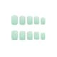 image 3 of Invogue Matte Pastel Mint Green Square Nails (24 Pieces)