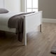 image 3 of 5ft King Size Pure white,wood,wooden high foot end,solid panel bed frame.Shaker style