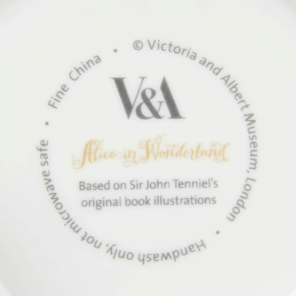 image 1 of V&A Alice in Wonderland Mug White 350ml | White