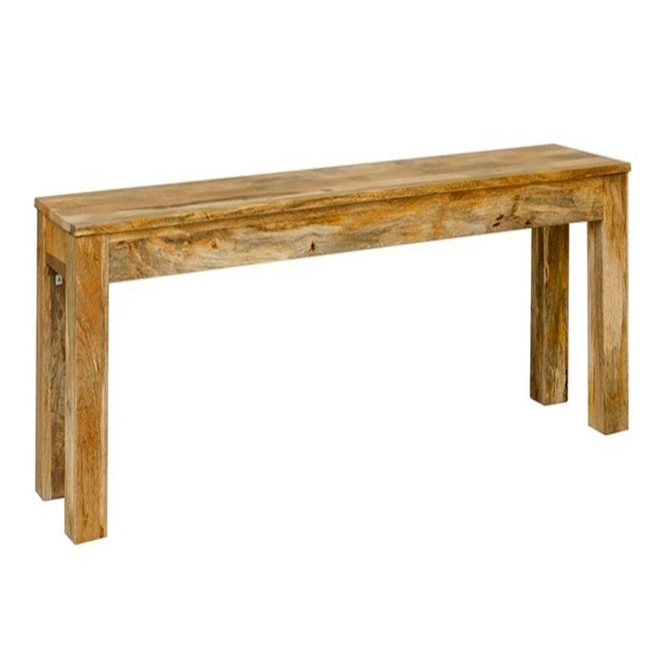 image 1 of Dakota Bench Large - Mango Wood - L35 x W148 x H45 cm - Light Finish Brown