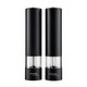 image 3 of Cooks Professional Electric Salt & Pepper Mill - Stainless Steel Automatic Grinder - Black