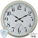 image 5 of Primrose Outdoor Garden Wall Clock with Thermometer Big Time 90cm Diameter