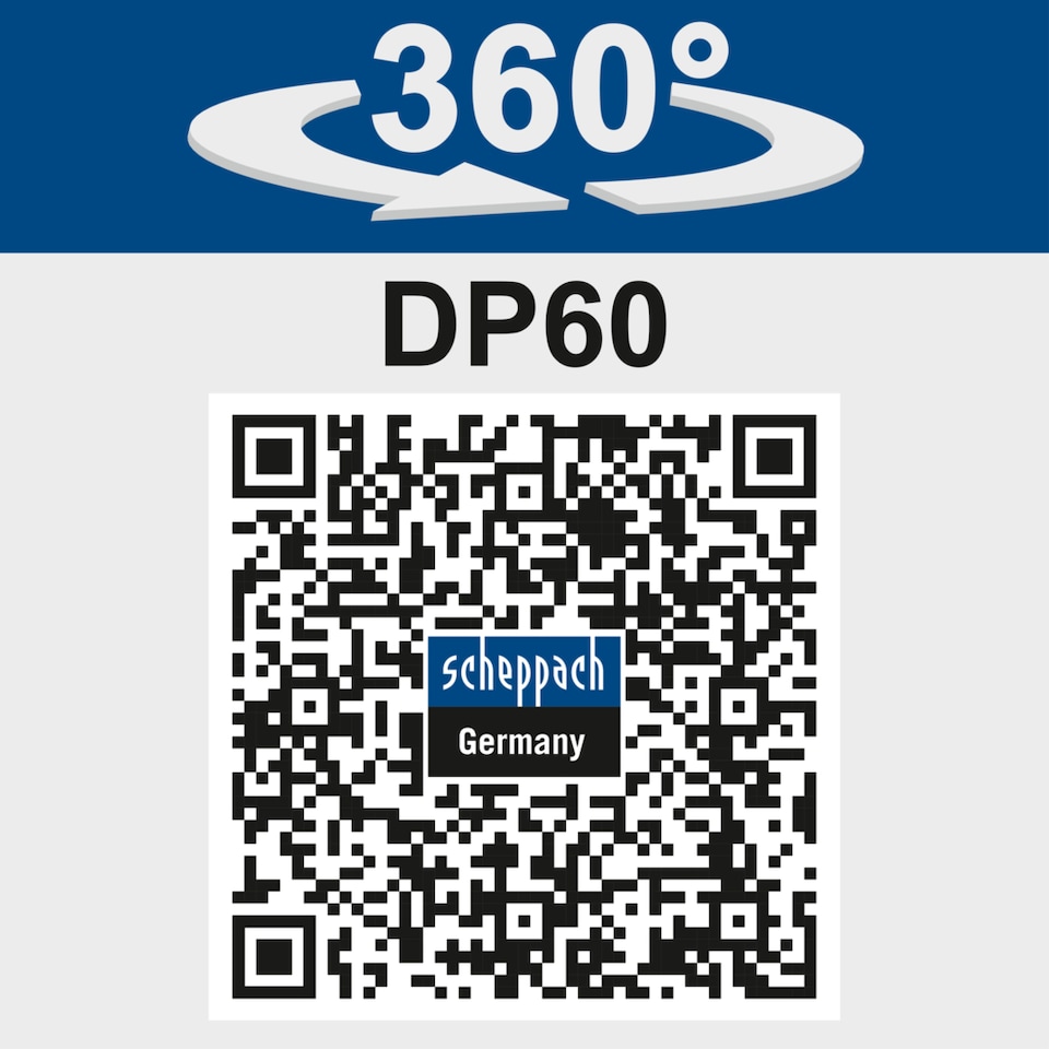image 1 of Scheppach DP60 Bench Pillar Drill, 710W, 2 Speed, 13mm Chuck, Digital Display, Laser Guide, LED Light
