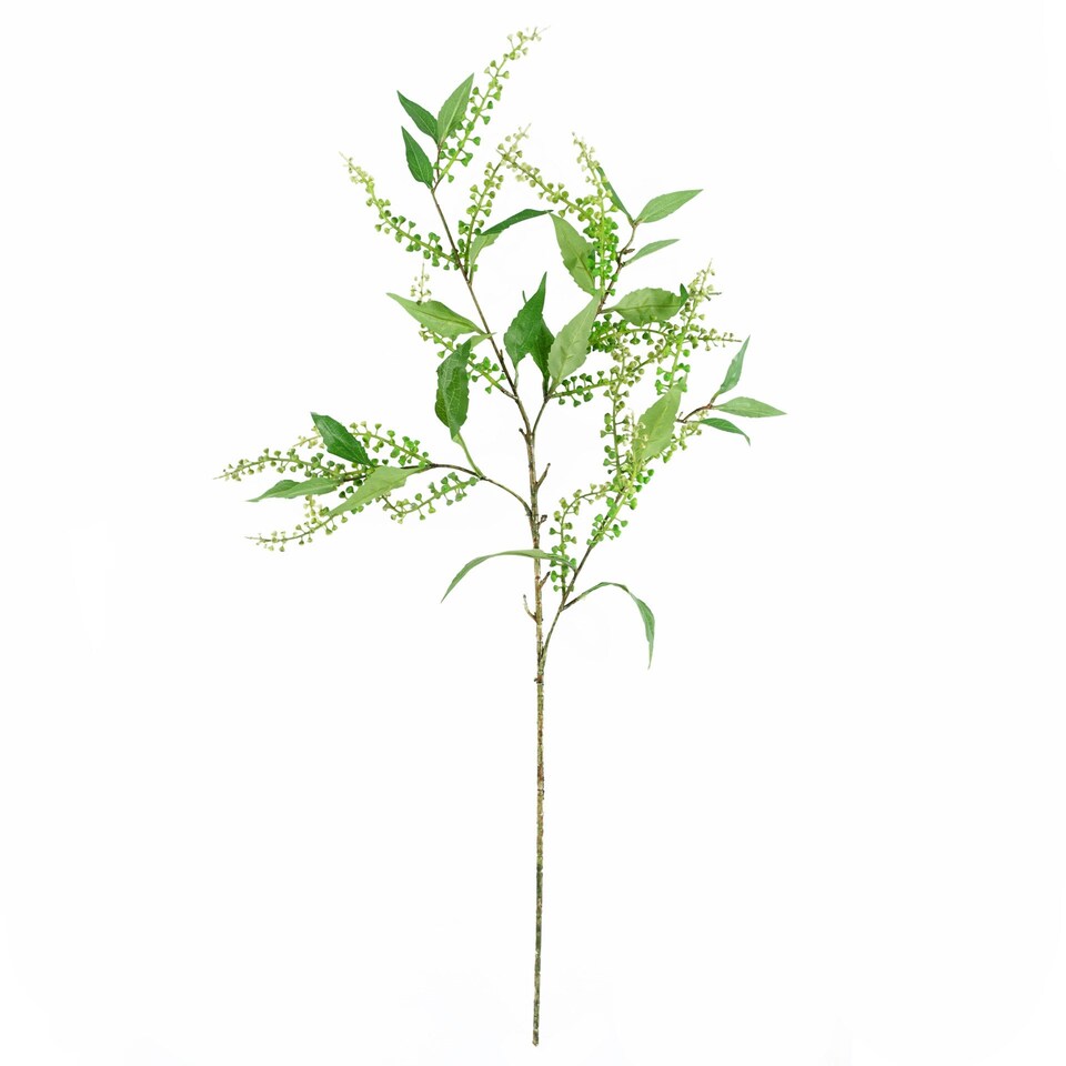 image 1 of 85cm Artificial Green Foliage Spray
