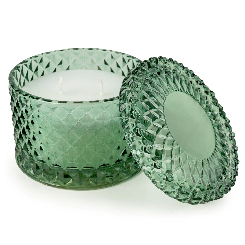 image 1 of Chengdu Luxury 2-Wick Glass Decorative Candle
