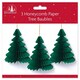 image 2 of Pack of 3 Paper Honeycomb Christmas Tree Baubles