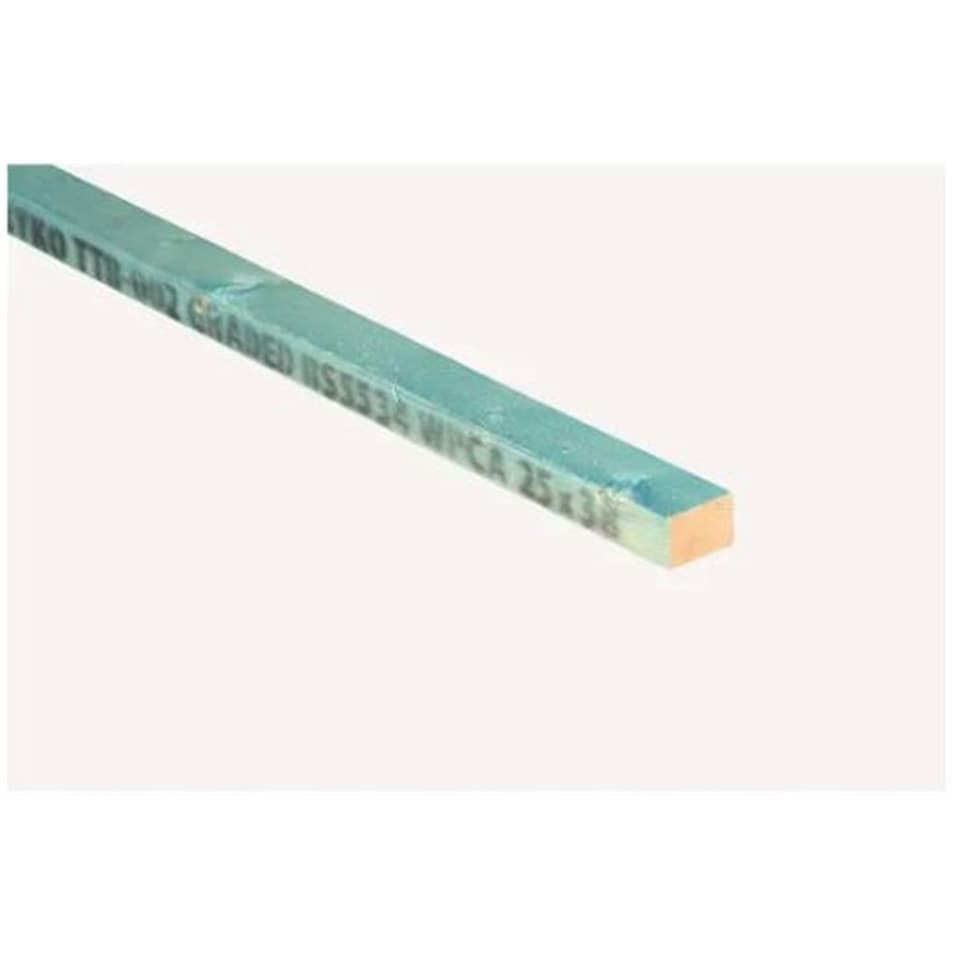 PACK OF 20 (TOTAL 20 UNITS) 25mm x 50mm Treated Sawn Roofing Batten (Blue) - 4.2m Length