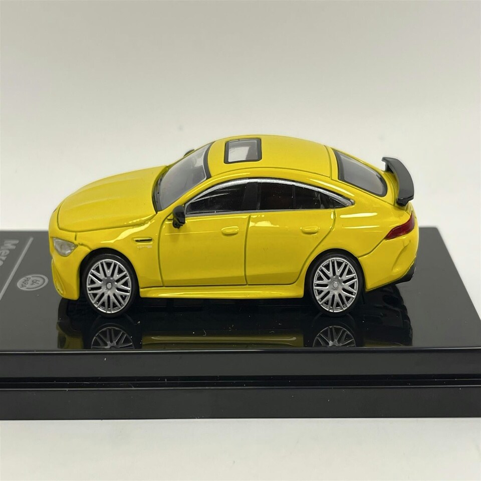 image 1 of 2018 Mercedes AMG GT 63S Yellow RHD 1:64 Scale Paragon 65285