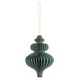 image 1 of Bottle Green Honeycomb Icicle Hanging Paper Bauble Decoration 15cm