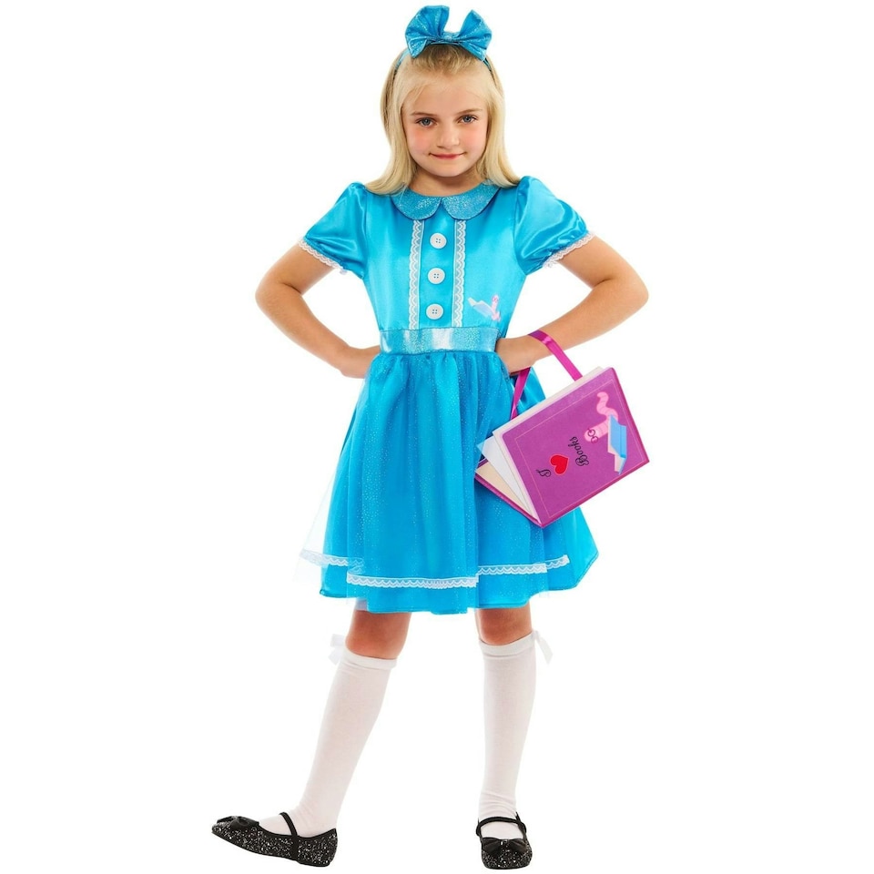 image 1 of Bristol Novelty Girls Tilda The Bookworm Costume Set - Blue - 3-4 Years 3-4 years