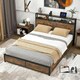 image 4 of COSTWAY King Size Bed Frame Metal Platform LED Lights