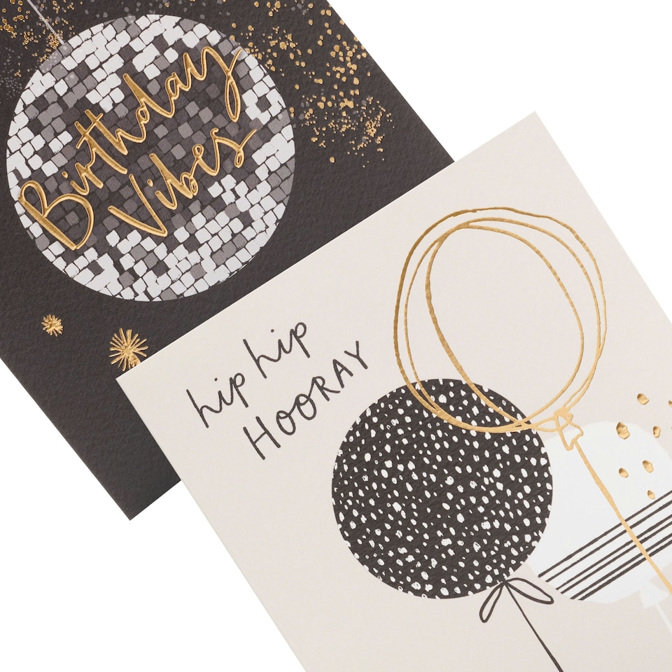 image 1 of Birthday Cards - Balloons & Vibes