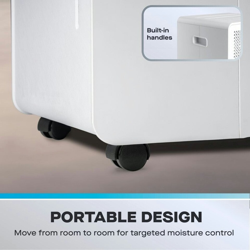 image 1 of Daewoo 30L Dehumidifier with Laundry & Quiet Modes, Air Purifier, 4L Tank