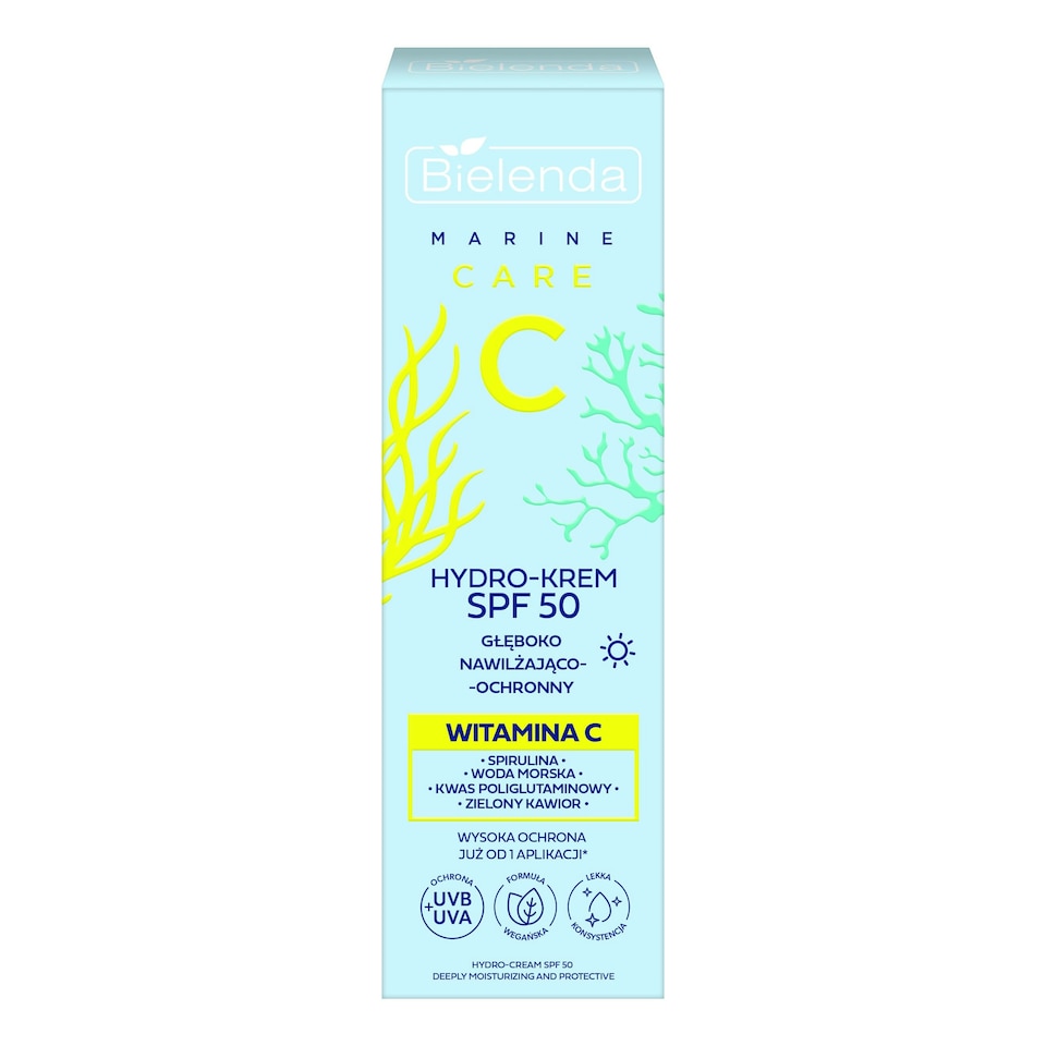 image 1 of Bielenda C Marine Care Hydro-Cream SPF 50 Deeply Moisturising And Protective 40ml
