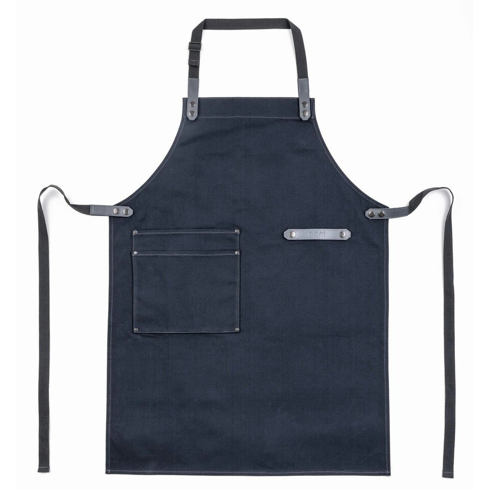 image 1 of Ooni Pizzaiolo Heavy Duty Canvas Apron with Functional Pockets One Size Black Black