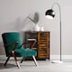 image 2 of BHS Benson Curved Floor Lamp | Black | Black | 1