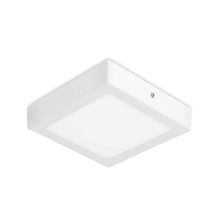 Netlighting Easy Surface Integrated LED Square Downlight Matt White Warm White