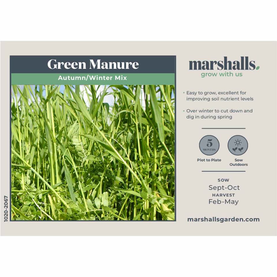 image 1 of Marshalls Garden Green Manure Seeds Autumn/Winter Mix 20m2