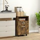 image 2 of Vinsetto Mobile File Cabinet Lockable Documents Storage w/ 5 Wheels Black