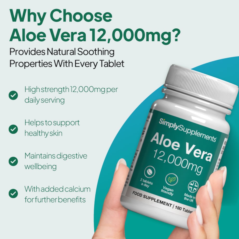 image 1 of Aloe Vera Tablets 12,000mg