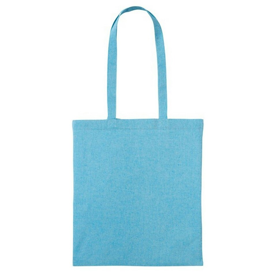 Nutshell Recycled Cotton Shopper - Sky Blue Marl - One Size Blue