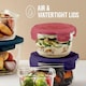 image 5 of LocknLock Eco Glass Food Container Dishwasher Safe Round Storage Box - 950 ml