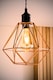 image 3 of ValueLights Diablo Pair Copper Cage Ceiling Shades | Copper