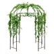 image 1 of COSTWAY Birdcage Shape Garden Arbor Plant Trellis