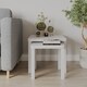 image 4 of URBNLIVING Square Wooden Nesting Stacking Tables Set Of 2 | Multi | White | 2