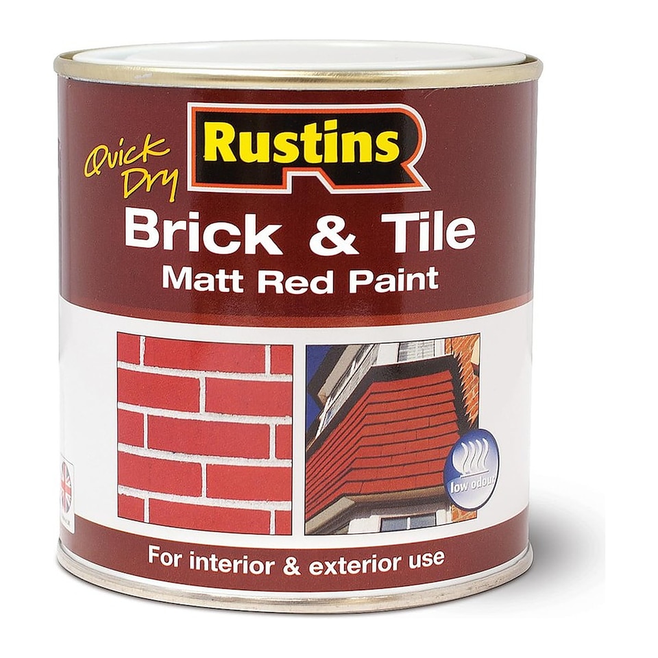 image 1 of Rustins Brick & Tile 250ml Red - Quick Drying Paint