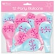 image 3 of Pack of 12 Printed Party Balloons - Princess