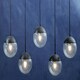 image 2 of Interiors by Premier Revive Clear Glass Shades Pendant Light